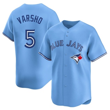 Limited Daulton Varsho Men's Toronto Blue Jays Blue Powder Alternate Jersey