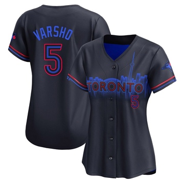 Limited Daulton Varsho Women's Toronto Blue Jays Black 2024 City Connect Jersey
