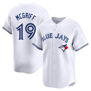 Limited Fred Mcgriff Men's Toronto Blue Jays White Home Jersey