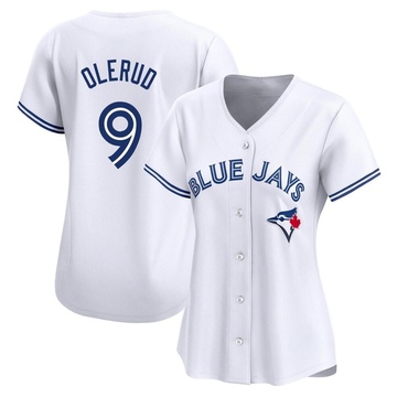 Limited John Olerud Women's Toronto Blue Jays White Home Jersey