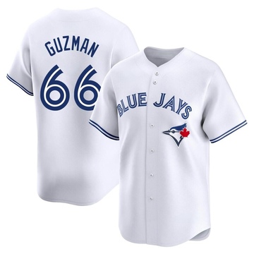 Limited Juan Guzman Men's Toronto Blue Jays White Home Jersey