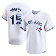 Limited Lloyd Moseby Men's Toronto Blue Jays White Home Jersey