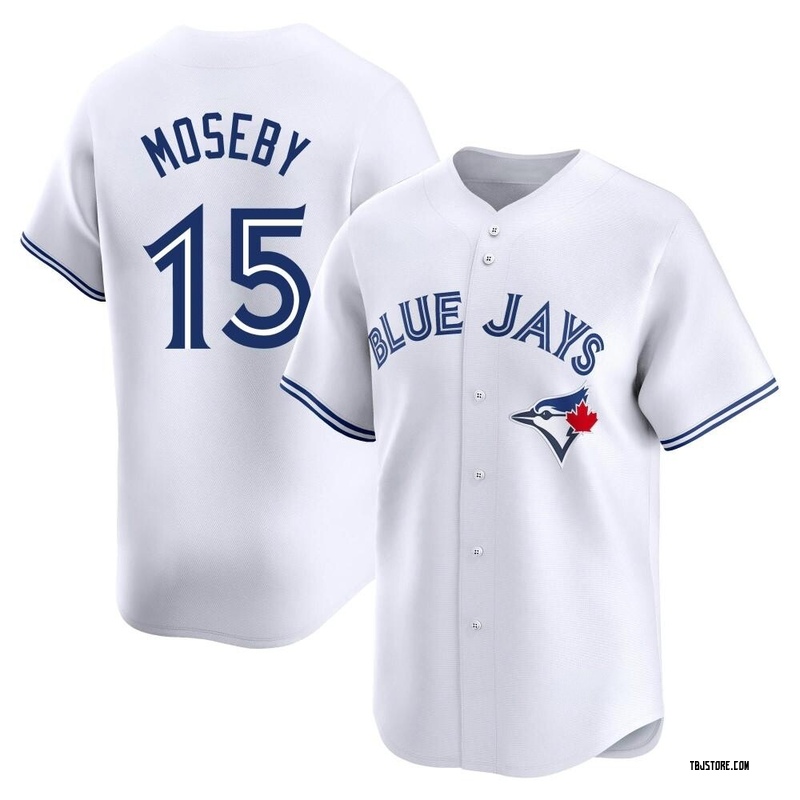 Limited Lloyd Moseby Men's Toronto Blue Jays White Home Jersey