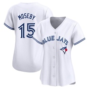 Limited Lloyd Moseby Women's Toronto Blue Jays White Home Jersey