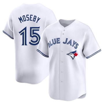Limited Lloyd Moseby Youth Toronto Blue Jays White Home Jersey