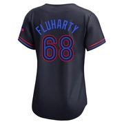 Limited Mason Fluharty Women's Toronto Blue Jays Black 2024 City Connect Jersey