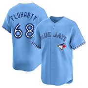 Limited Mason Fluharty Youth Toronto Blue Jays Blue Powder Alternate Jersey