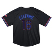 Limited Michael Stefanic Toddler Toronto Blue Jays Black 2024 City Connect Jersey