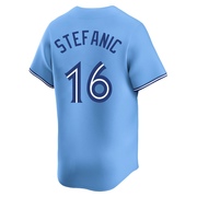 Limited Michael Stefanic Youth Toronto Blue Jays Blue Powder Alternate Jersey