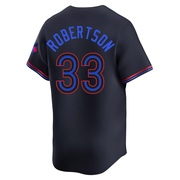 Limited Nick Robertson Men's Toronto Blue Jays Black 2024 City Connect Jersey