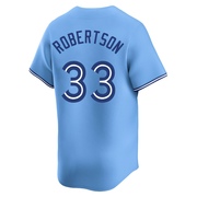 Limited Nick Robertson Men's Toronto Blue Jays Blue Powder Alternate Jersey