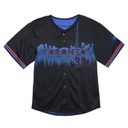 Limited Nick Robertson Toddler Toronto Blue Jays Black 2024 City Connect Jersey