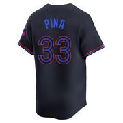 Limited Robinson Pina Men's Toronto Blue Jays Black 2024 City Connect Jersey