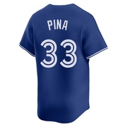 Limited Robinson Pina Men's Toronto Blue Jays Royal Alternate Jersey