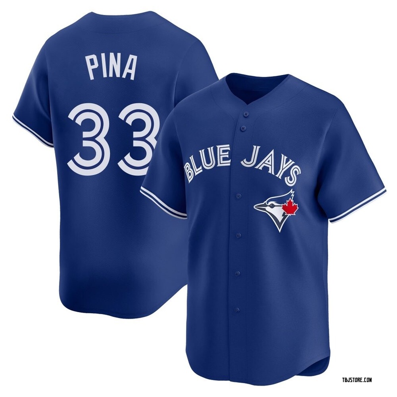 Limited Robinson Pina Men's Toronto Blue Jays Royal Alternate Jersey