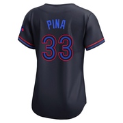 Limited Robinson Pina Women's Toronto Blue Jays Black 2024 City Connect Jersey
