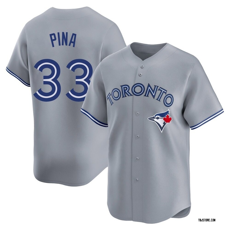 Limited Robinson Pina Youth Toronto Blue Jays Gray Away Jersey