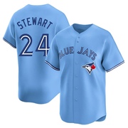 Limited Shannon Stewart Youth Toronto Blue Jays Blue Powder Alternate Jersey