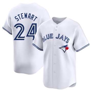 Limited Shannon Stewart Youth Toronto Blue Jays White Home Jersey