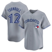 Limited Spencer Turnbull Men's Toronto Blue Jays Gray Away Jersey