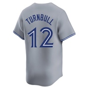 Limited Spencer Turnbull Men's Toronto Blue Jays Gray Away Jersey