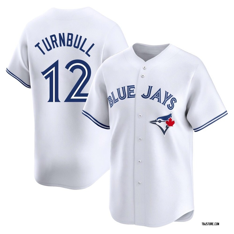 Limited Spencer Turnbull Men's Toronto Blue Jays White Home Jersey