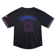 Limited Spencer Turnbull Toddler Toronto Blue Jays Black 2024 City Connect Jersey