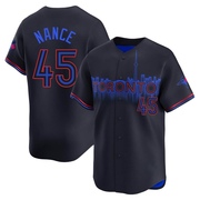 Limited Tommy Nance Men's Toronto Blue Jays Black 2024 City Connect Jersey