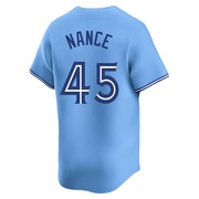 Limited Tommy Nance Men's Toronto Blue Jays Blue Powder Alternate Jersey