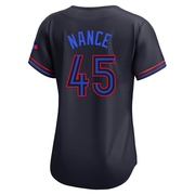 Limited Tommy Nance Women's Toronto Blue Jays Black 2024 City Connect Jersey
