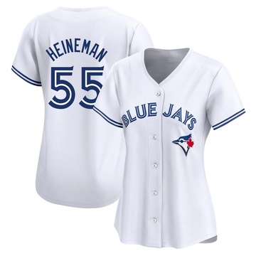 Limited Tyler Heineman Women's Toronto Blue Jays White Home Jersey