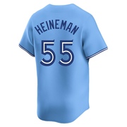 Limited Tyler Heineman Youth Toronto Blue Jays Blue Powder Alternate Jersey