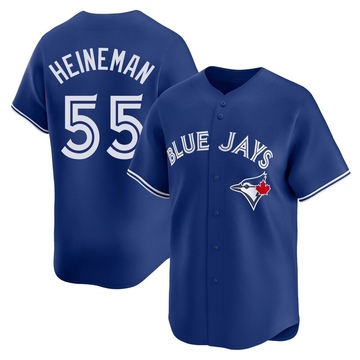 Limited Tyler Heineman Youth Toronto Blue Jays Royal Alternate Jersey