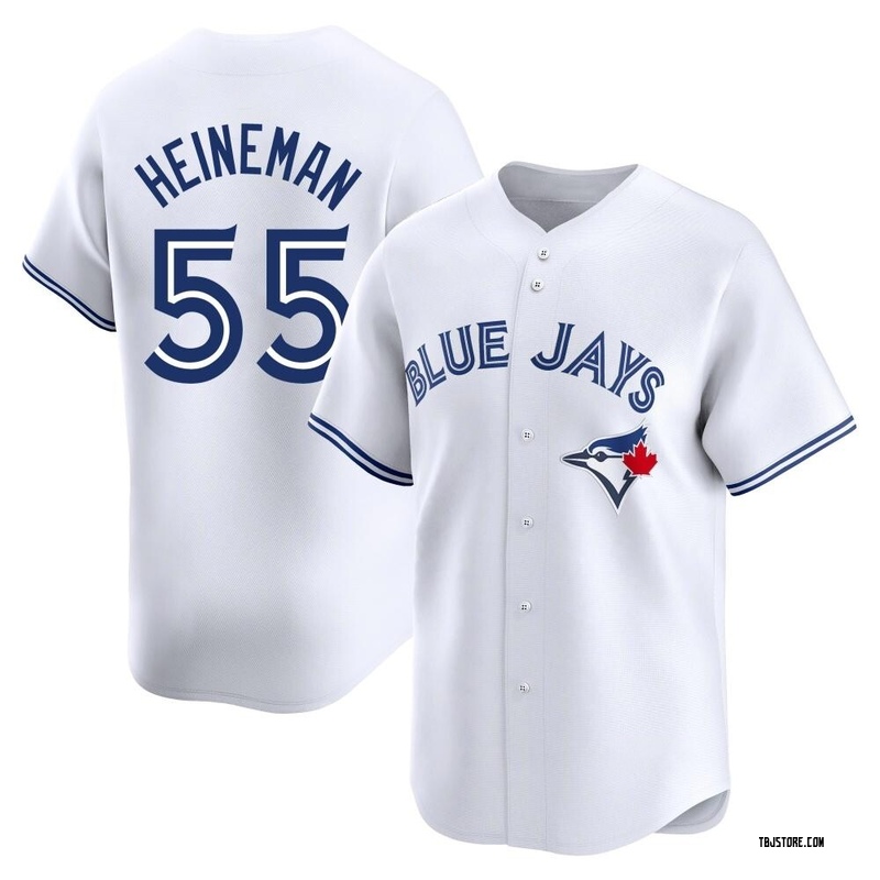 Limited Tyler Heineman Youth Toronto Blue Jays White Home Jersey
