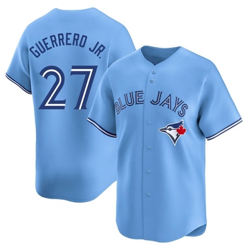 Limited Vladimir Guerrero Jr. Youth Toronto Blue Jays Blue Powder Alternate Jersey