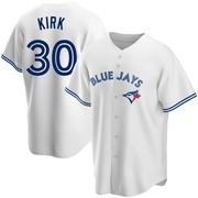Replica Alejandro Kirk Men's Toronto Blue Jays White Home Jersey