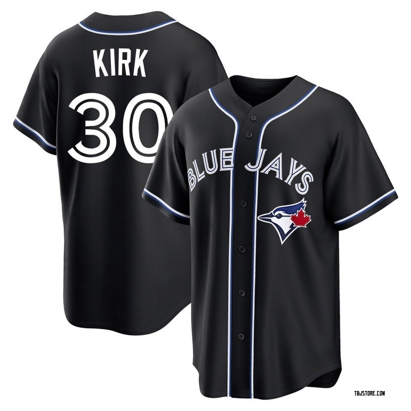 Replica Alejandro Kirk Youth Toronto Blue Jays Black Fashion Out Jersey