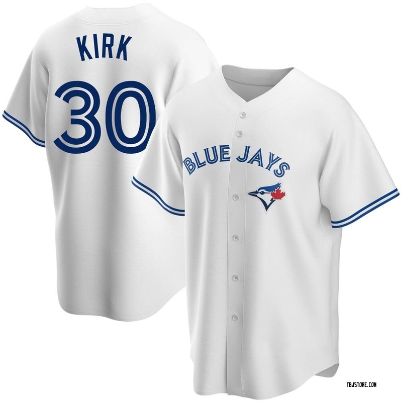Replica Alejandro Kirk Youth Toronto Blue Jays White Home Jersey