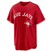 Replica Alfredo Griffin Youth Toronto Blue Jays Red Canada Day Jersey