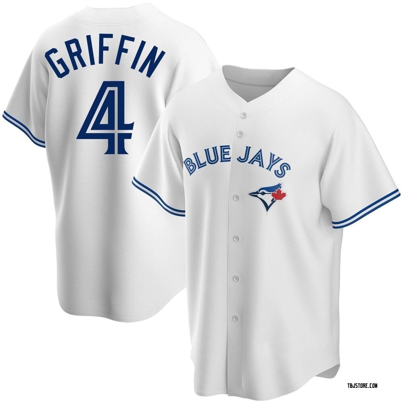 Replica Alfredo Griffin Youth Toronto Blue Jays White Home Jersey