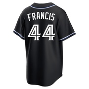 Replica Bowden Francis Men's Toronto Blue Jays Black Fashion Out Jersey
