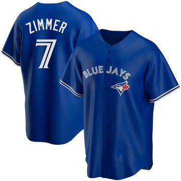 Replica Bradley Zimmer Men's Toronto Blue Jays Royal Alternate Jersey
