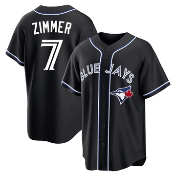 Replica Bradley Zimmer Youth Toronto Blue Jays Black Fashion Out Jersey