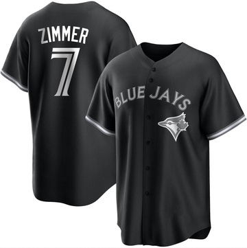 Replica Bradley Zimmer Youth Toronto Blue Jays White Black/ Jersey