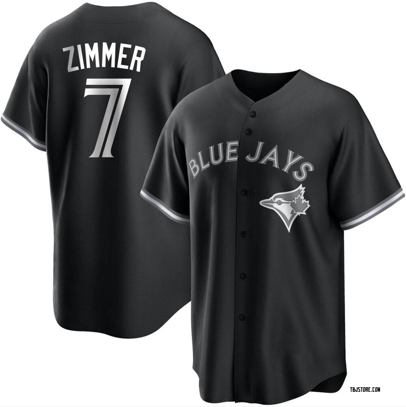 Replica Bradley Zimmer Youth Toronto Blue Jays White Black/ Jersey