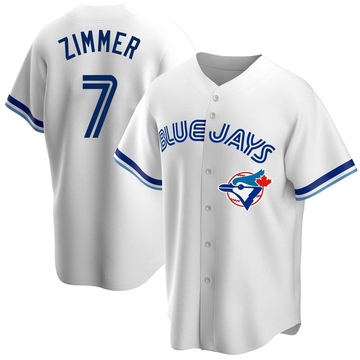 Replica Bradley Zimmer Youth Toronto Blue Jays White Home Cooperstown Collection Jersey