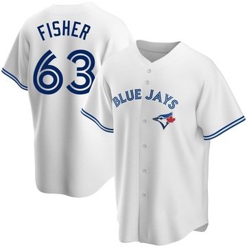 Replica Braydon Fisher Men's Toronto Blue Jays White Home Jersey