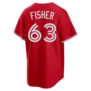 Replica Braydon Fisher Youth Toronto Blue Jays Red Canada Day Jersey