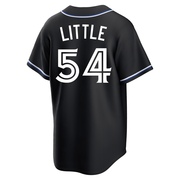 Replica Brendon Little Men's Toronto Blue Jays Black Fashion Out Jersey