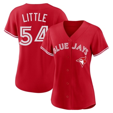 Replica Brendon Little Women's Toronto Blue Jays Red Canada Day Jersey